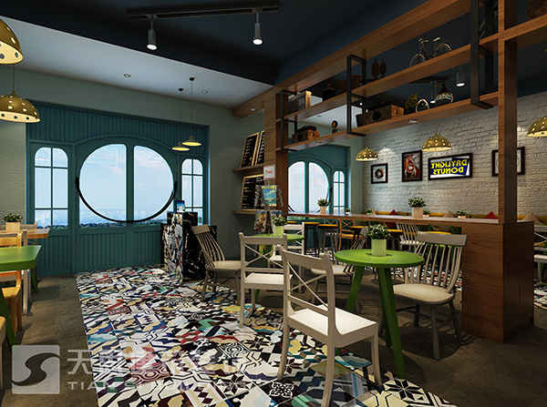 披薩店用餐區(qū)設(shè)計圖